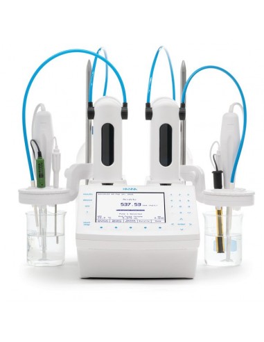 HI932C2-02 Titrator potencjometryczny z 1 pompą i 2 wejściami analogowymi